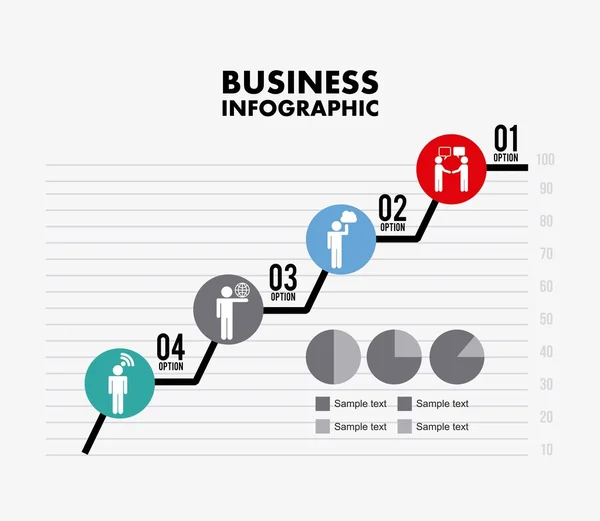 Options chart design — Stock Vector