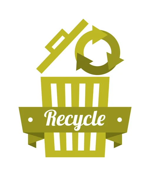 Projeto de reciclagem — Vetor de Stock