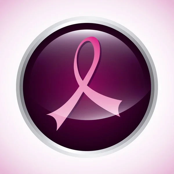 Návrh rakoviny prsu — Stockový vektor