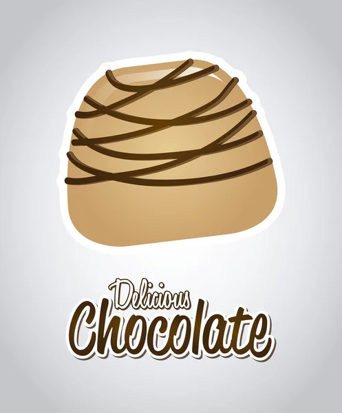 Čokoláda designu — Stockový vektor