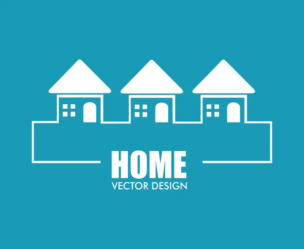 Design de casa — Vetor de Stock