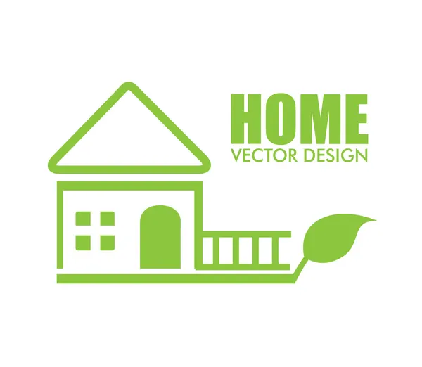 Design de casa — Vetor de Stock