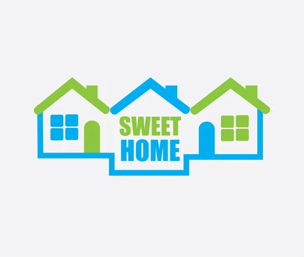 Home Diseño — Vector de stock