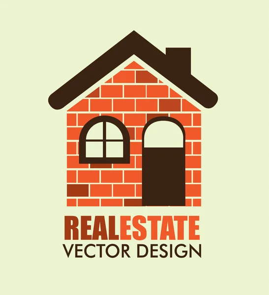 Real estate design — Stock Vector