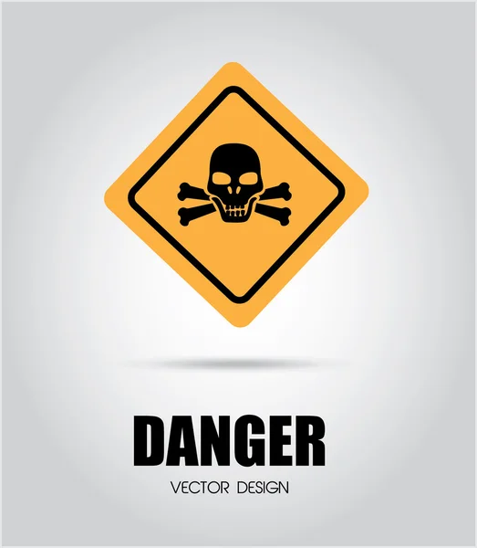 Conception de danger — Image vectorielle