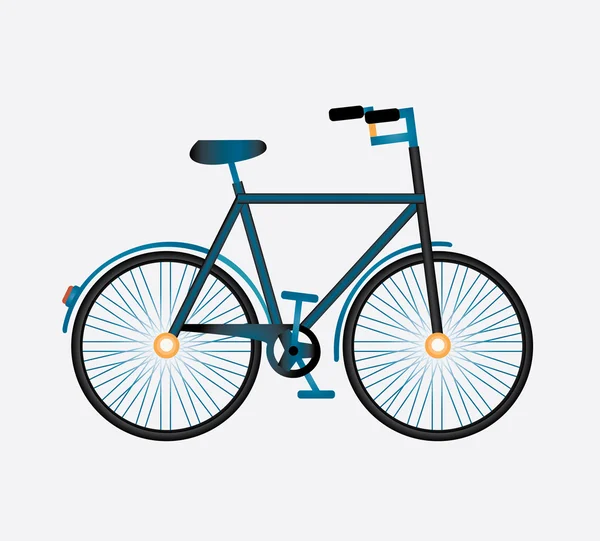 Diseño de bicicleta — Vector de stock