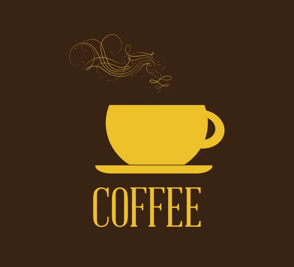 Diseño de café — Vector de stock