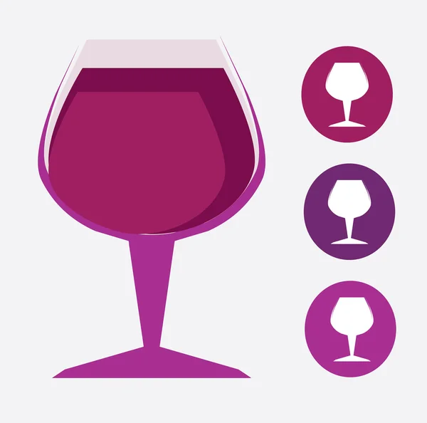 Σχεδιασμός του κρασιού — Διανυσματικό Αρχείο