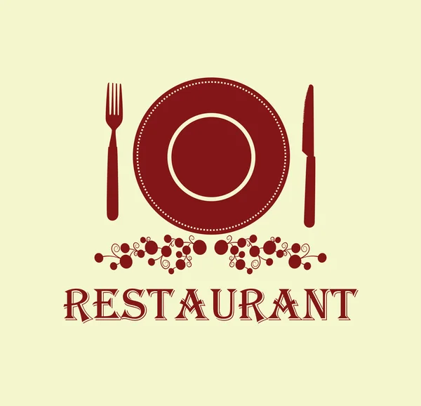 Restaurace menu design — Stockový vektor