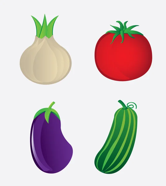 野菜のデザイン — ストックベクタ