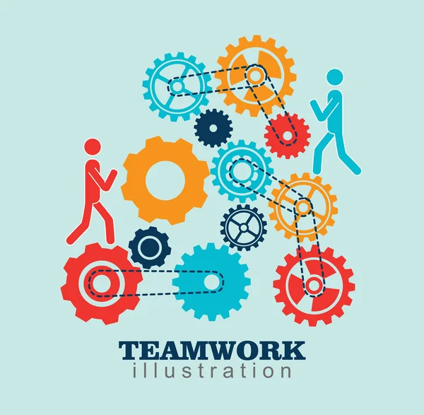 Teamwork design — Stock Vector