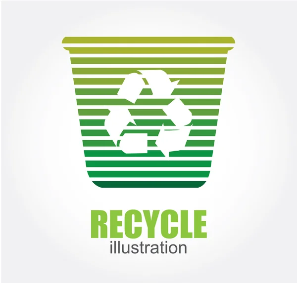 Recyklovat design — Stockový vektor