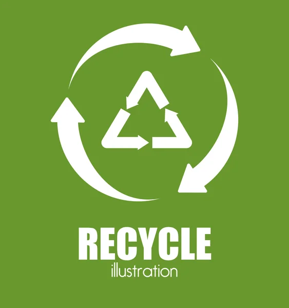 Recycler la conception — Image vectorielle