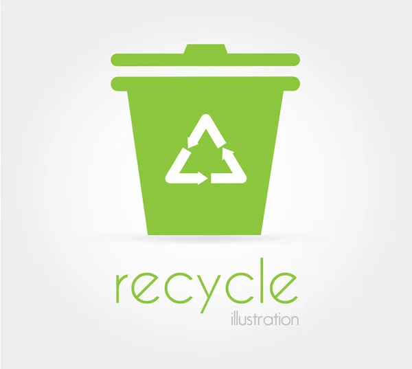 Projeto de reciclagem — Vetor de Stock