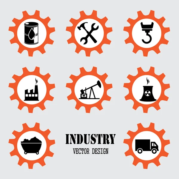 Industrie ontwerp — Stockvector