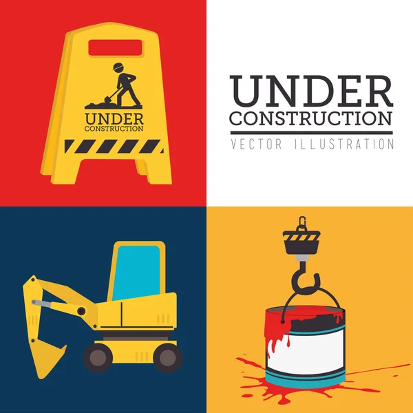 Under construction — Stock Vector