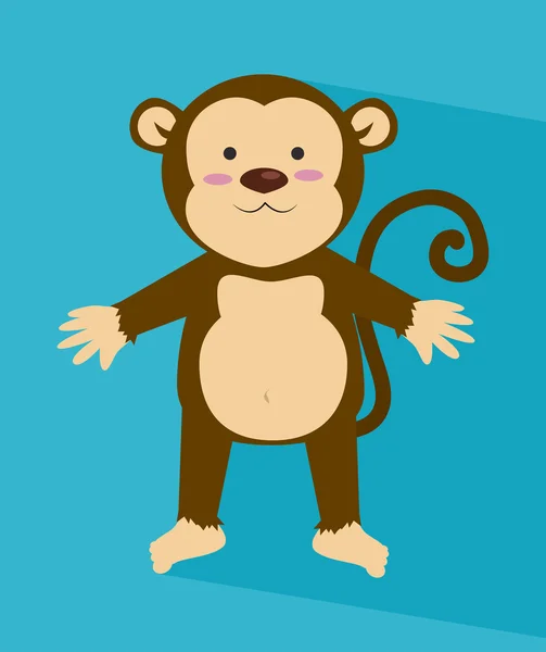 Projeto de macaco —  Vetores de Stock