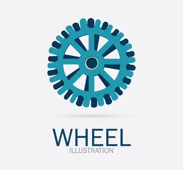 Дизайн колес — стоковый вектор