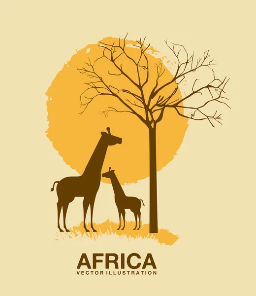 Afrika ontwerp — Stockvector