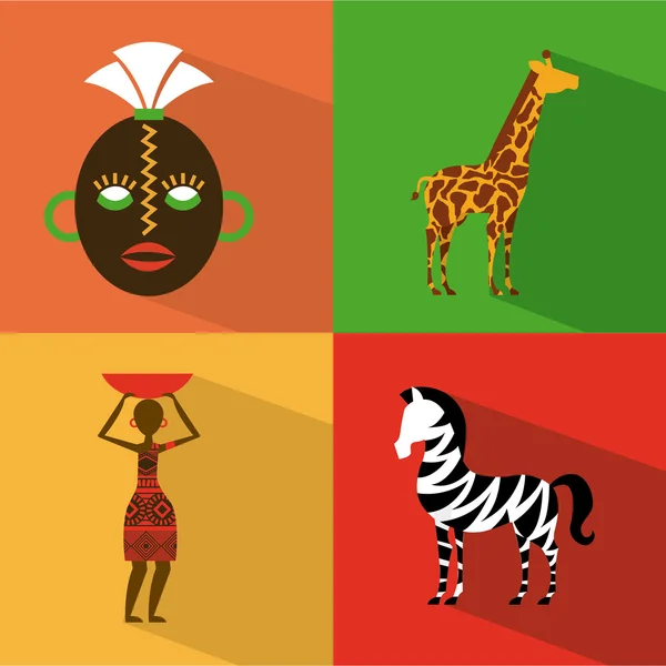 Afrikanisches Design — Stockvektor