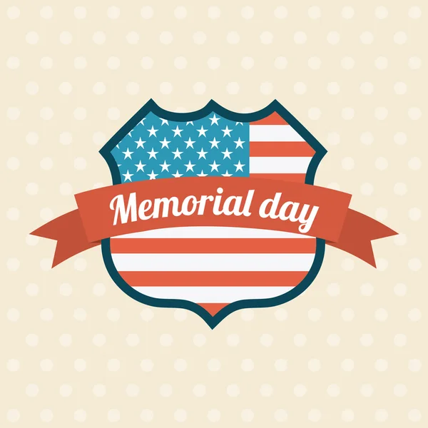 Memorial Day ontwerp — Stockvector