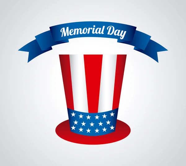 Memorial Day ontwerp — Stockvector