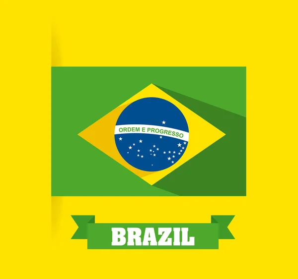 Brasilianisches Design — Stockvektor