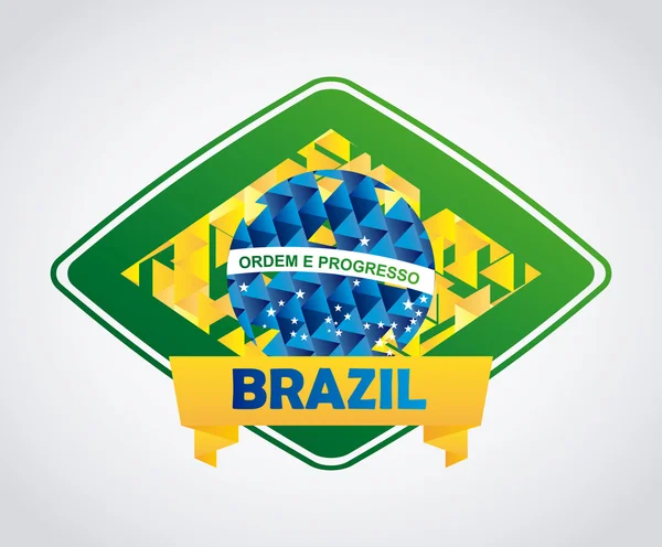 Brazil Design — Stock Vector