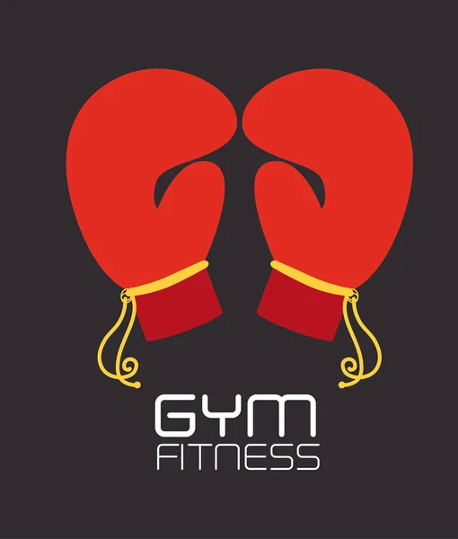 Diseño de fitness — Vector de stock