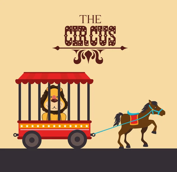 Circus ontwerp — Stockvector
