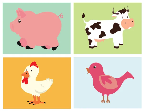 Дизайн сельскохозяйственных животных — стоковый вектор