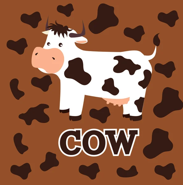 Дизайн Cow — стоковый вектор