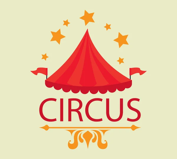 Conception de cirque — Image vectorielle