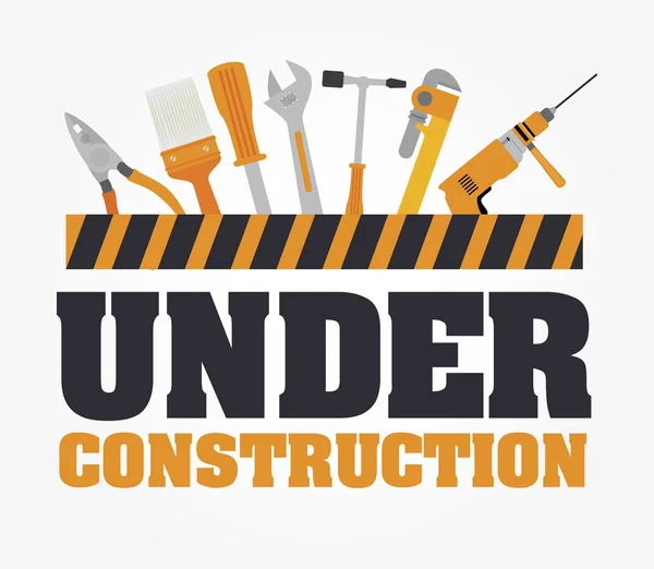 Under construction — Stock Vector