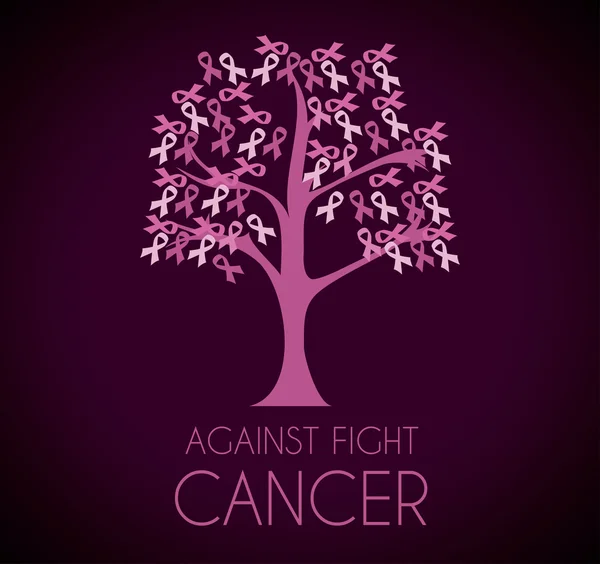 Cancer kampanj design — Stock vektor