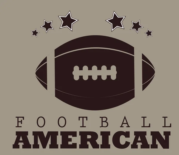 アメリカン フットボールのデザイン — ストックベクタ