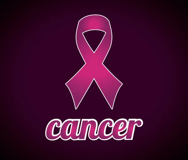Kanser kampanya tasarımı — Stok Vektör