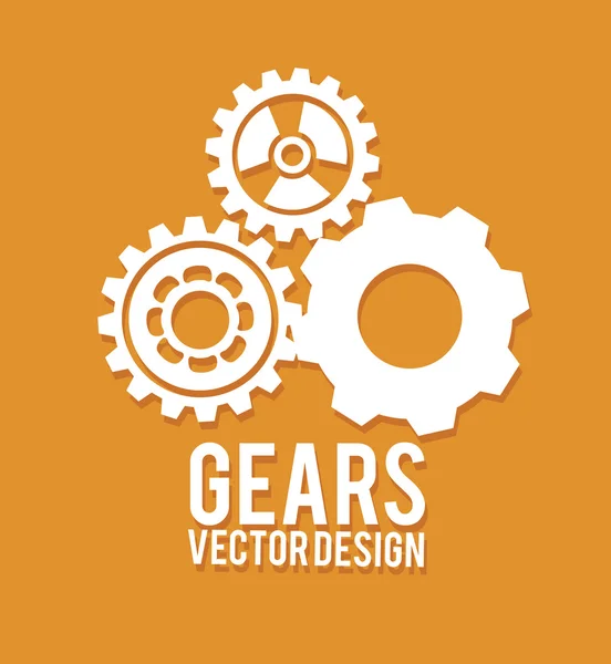 Gears design — Stock Vector