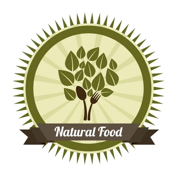 Alimentos ecológicos — Vector de stock