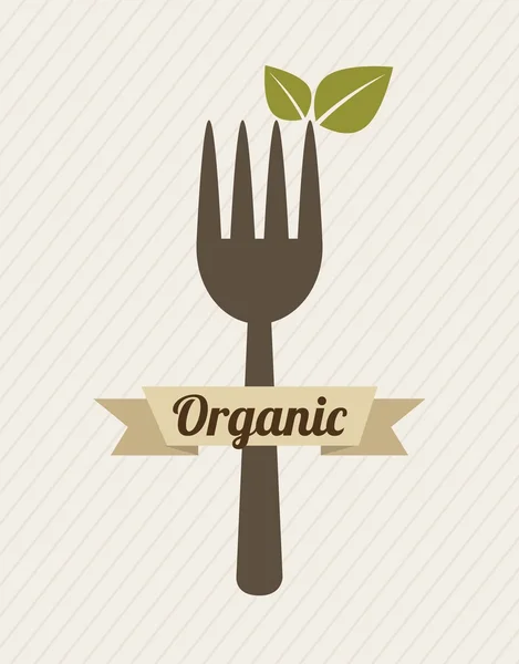 Organické potraviny — Stockový vektor