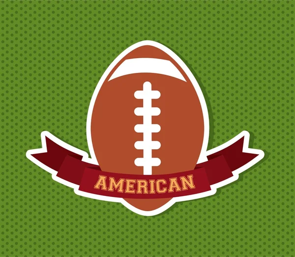 Football americano — Vettoriale Stock