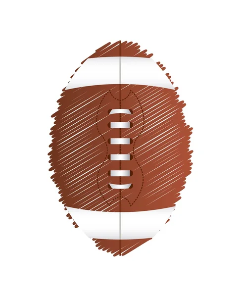 American football — Stock Vector