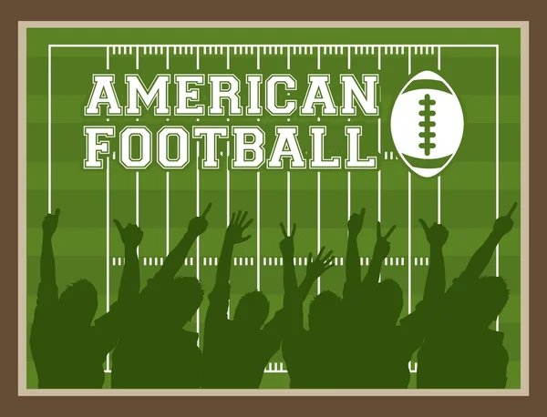 American football — Stock Vector