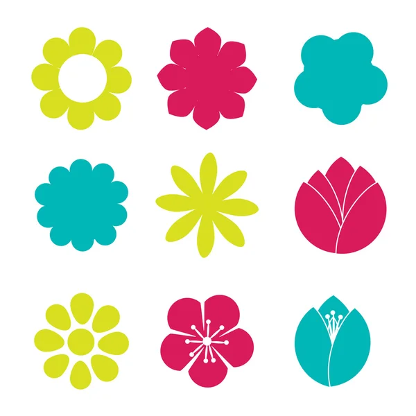 Diseño de flores — Vector de stock