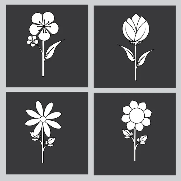 花卉设计 — 图库矢量图片