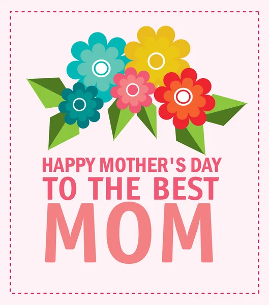 Mothers day design — Stock Vector