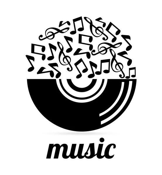 Diseño musical — Vector de stock