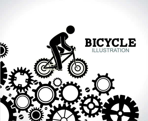 Conception de vélo — Image vectorielle