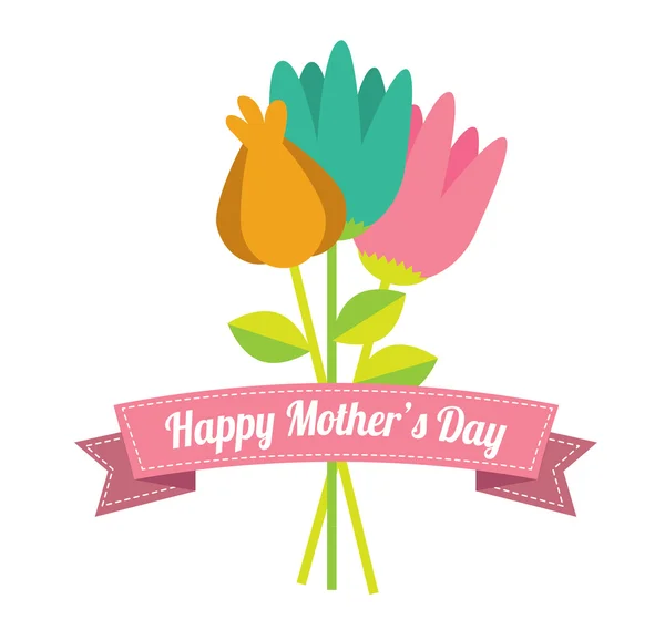 Mothers day design — Stock Vector