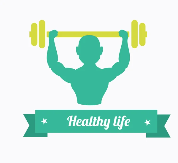 Fitness ontwerp — Stockvector